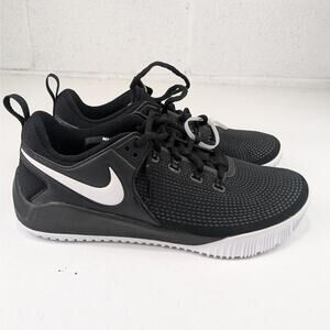 Nike Women's Black/White HyperAce Volleyball Shoes - 10 Women